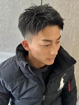 ニアウ 太田店(Niau) メンズパーマボックスショートスパイキーショートシャドウパーマ