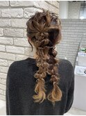 ツインのふわふわ編み下ろし♪