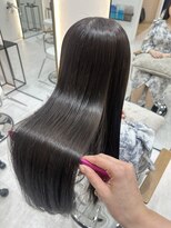 ジーナ 博多筑紫口(Zina)&nbsp;【tama】ブルーラベンダーグレージュ×髪質改善トリートメント