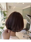 エアリーボブ×ピンクブラウン#桂