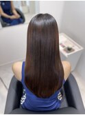 ナチュラル艶感ストレート