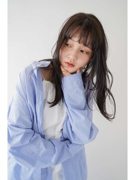 シェル 国分寺(shell) くびレイヤーエモージュ前髪グレージュ艶髪ワンカール/国分寺