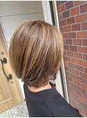 白髪ぼかしハイライト