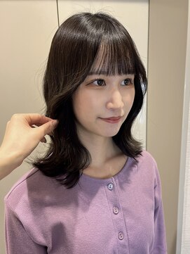 ロンドローズ 名古屋(Lond damaskRose) 顔周り ボブ 韓国 レイヤー ダブルカラー 名駅 リタッチ 398