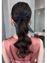 ロンド 表参道店(Lond)&nbsp;上品なふんわりポニーテールヘア