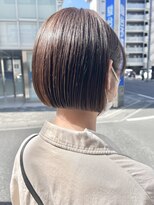 オーガニック アトリエ 大宮(organic+atelier)&nbsp;20代30代ミニボブココアブラウン小顔美肌ストレート丸み