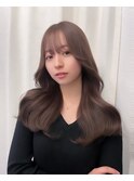 【杉本大地】韓国ヘア/ブラウンカラー/シースルーバング/天神