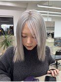 ホワイトシルバー10代20代ホワイトカラー