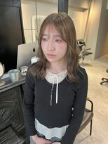 ノエル 池袋店(noel)&nbsp;【noel】manami×ブリーチなしベージュ