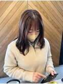 ラベンダーブラウン/透明感カラー/艶カラー