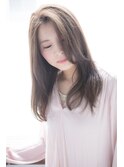 透明感あふれる大人女子のナチュラルストレート♪