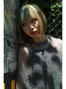 オーイット(ooit) ＊デザインカラー×ぱっつんボブ＊