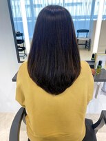 メゾンブラン 川西阪急店(Maison Blanc)&nbsp;AVEDAケアカラー × スモーキーベージュ 艶髪大人レイヤー
