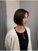 パツっとラインのミニボブ