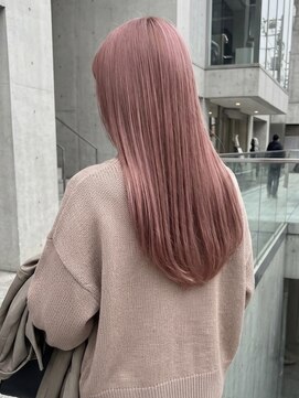 #ダブルカラー #アッシュピンク