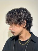大分シャドウパーマメンズマッシュ波巻きパーマツイストパーマ