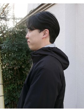 ヒントステーション(HINTSTATION) 〈浅草 半個室〉 センターパート/ニュアンスパーマ