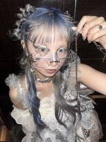 ロテサカエ(Lote.Sakae)&nbsp;着物ヘア/大人ガーリー/ダークアッシュ/似合わせカット/栄