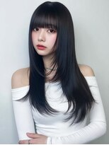サロンドアイ(salon de i)&nbsp;モードストレートレイヤー × ブルーブラック