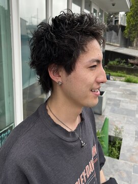 ディプティック ヘアー チェンジ ミュージアム(diptych Hair Change Museum) メンズパーマ/スパイキーショート/無造作ヘア/滋賀/南草津