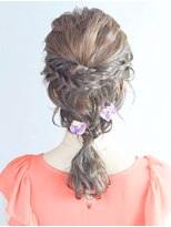ヘアーサロン ラフリジー(Loufreasy) 結婚式♪二次会に♪後ろ姿がかわいいダウンスタイル