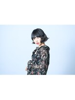 ヘアー アイス ルーチェ(HAIR ICI LUCE) ブルーグレー ブルージュ ボブ 刈り上げ