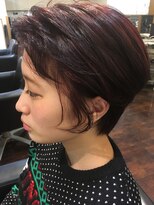 ヘアーアンドシューズ タイプエービー(HAIR&SHOES Type AB)&nbsp;ハイライトボルドーカラー [Type AB 川崎店安達俊亮]