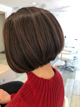 ヘアークラフト アニー 南郷18丁目店(HAIR CRAFT Annie) シンプルな前下がりボブ