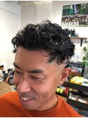ツーブロックパーマスタイル