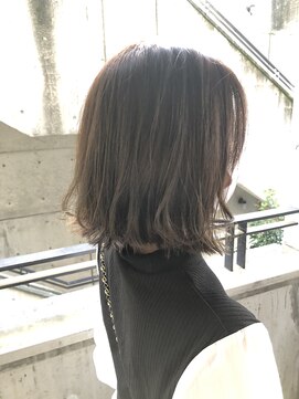 アプシー 南が丘本店(apsee) 切りっぱなしボブ！#くすみベージュ