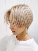 ホワイトベージュ_ハイライトカラーオリーブカラー_ba301432