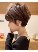モカブラウン/ショートヘア/20代30代40代