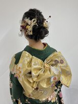 ベルクープス 天王寺店(Belle Coupes)&nbsp;【Bellecoupes】岡本真由美 成人式 振袖着付け ドライフラワー