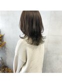 【 ブリーチなし/くすみオリーブ 】