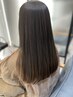 大関指名の方【ストレート＋カット＋選べる髪質改善5STEP T r】￥15400