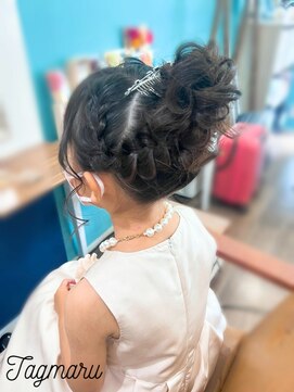タグマル リングガール☆お子様ヘアセット☆