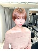 クールショート20代30代40代大人マッシュショート前下がり小顔