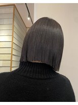 ラフィネ 成増店(raffine)&nbsp;【 raffine 池田 】ぷつっとボブ【成増美容室】切りっぱなしボブ