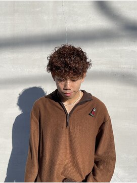 ヘアサロン エン(hair salon en.) オレンジカラー