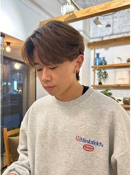 ミモザワークス(Mimosa Works) ダウンパーマ×カルマパーマ