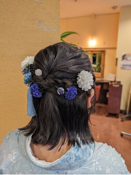 プリマヴェーラ 神楽坂 ハーフアップアレンジ