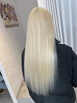 ボックスミコ(Box mico.)&nbsp;【透け感カラー☆】ホワイトブロンドで外国人風スタイル！