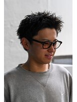 スレイ 西宮(SLAY)&nbsp;波巻きハイライトアップバングツーブロックマッシュ