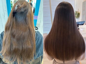 フィッティ 横須賀中央店(fiti)の写真/毛髪改善矯正でヘアセットの時間を短縮！潤いと艶を与え、乾燥対策にオススメ◎