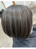 白髪染めの方へのハイライト
