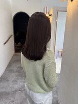 エハプラスマウナ(Eha+MAUNA)&nbsp;レイヤーカット/ピンクブラウン[30代40代50代女性]