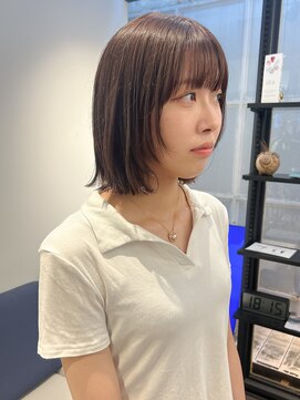 トレス(TRESS) ボブ レイヤー レイヤーボブ 顔周り ブラウン 原宿 表参道