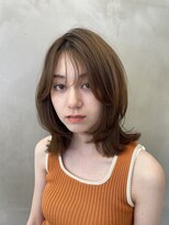 ロンド ストラーダ 心斎橋(Lond strada)&nbsp;エアリーロング×ピンクベージュ×美髪［髪質改善/縮毛矯正］