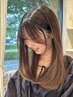 前髪のうねり解消◎似合わせカット＋前髪酸性ストレート　￥12,760