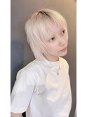 ショートボブ/ハイトーン/パンク/ブロンド/外国人